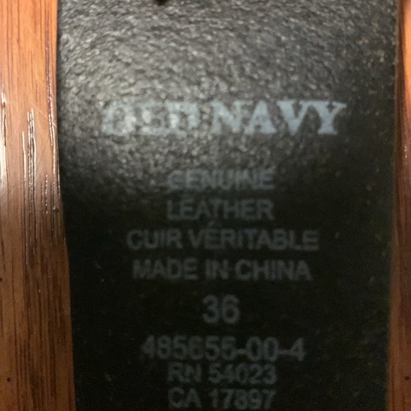 Old Navy brown leather belt 37-41 - Picture 4 of 4